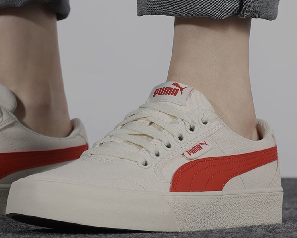 Giay Puma C-skate Vulc 'Beige Red' 374901-04