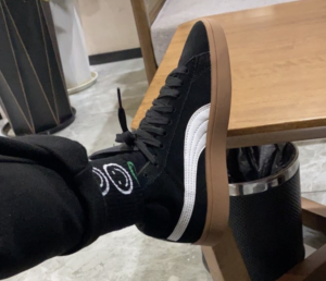 Giay Puma Smash V2 Mid 'Black White Brown' 366923-09