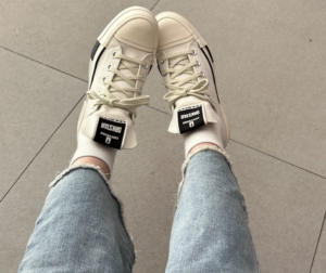 Giay Converse Rick Owens x Drkshdw Drkstar Chuck 70 'Egret' A00134C