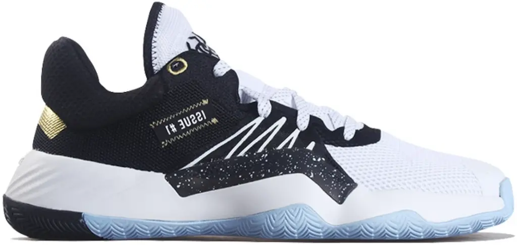 Giay Adidas D.O.N Issue 1 'White Black' FV6138