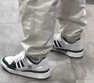 Giay Adidas Originals Forum Low 'Grey Green White' GY8203