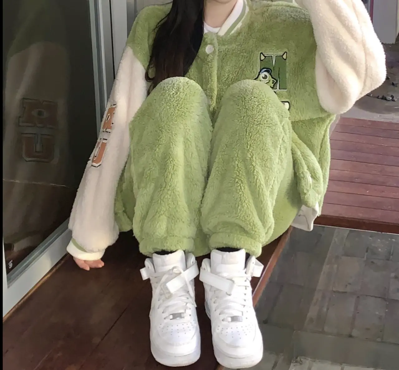 Giay Nike Air Force 1 High LE GS 'Triple White' DH2943-111