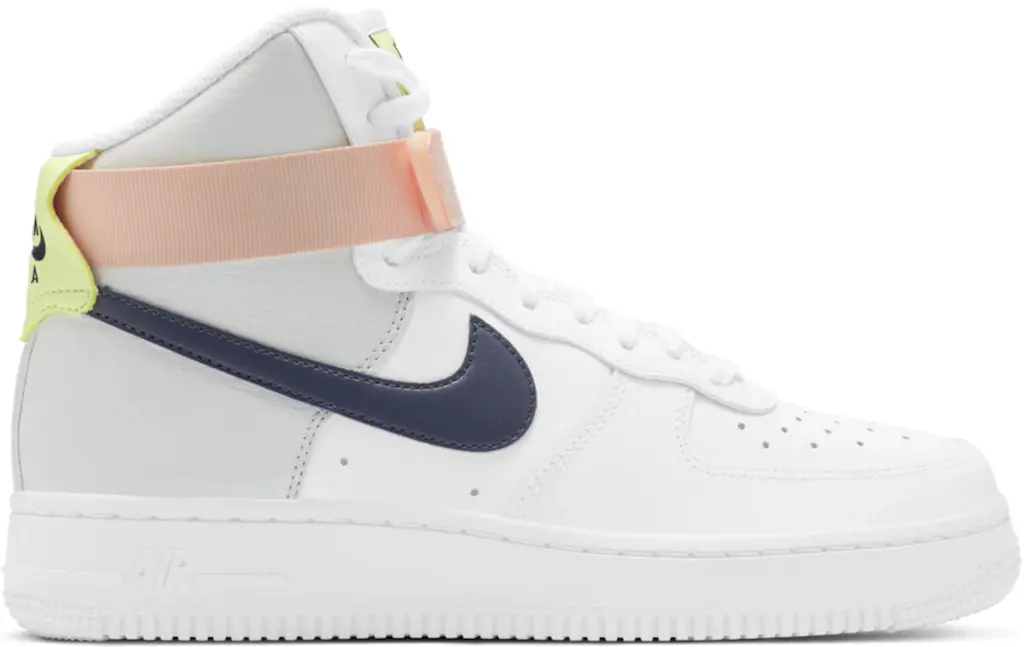 Giay Nike Air Force 1 High 'White Midnight Navy' 334031-117