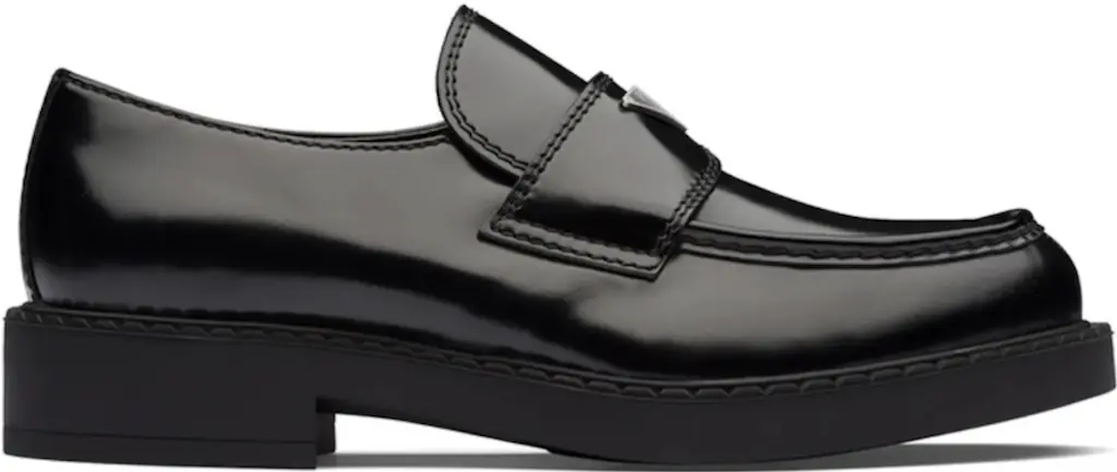Giay Prada Brushed Leather 'Chocolate' 2DE127-055-F0002