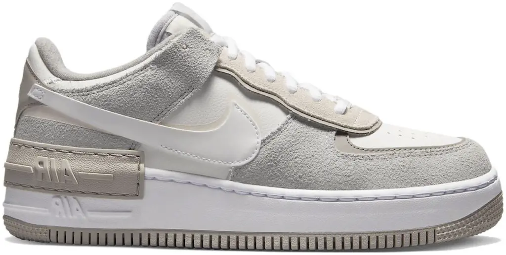 Giay Nike Air Force 1 Shadow 'Grey Fleece' FB7172-111