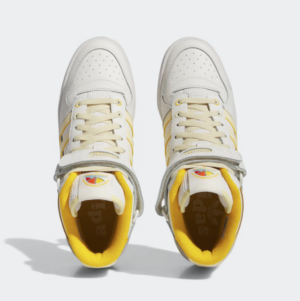 Giay Adidas Originals Forum Mid 'Cloud White Yellow' IE7181
