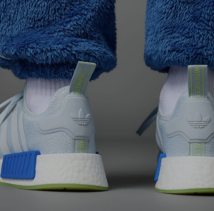 Giay Adidas NMD_R1 x Indigo Herz 'Halo Blue' IE1843