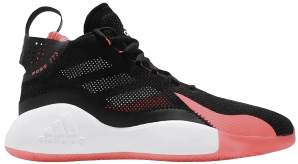 Giay Adidas D Rose 773 2020 'Black Signal Pink' FW8663