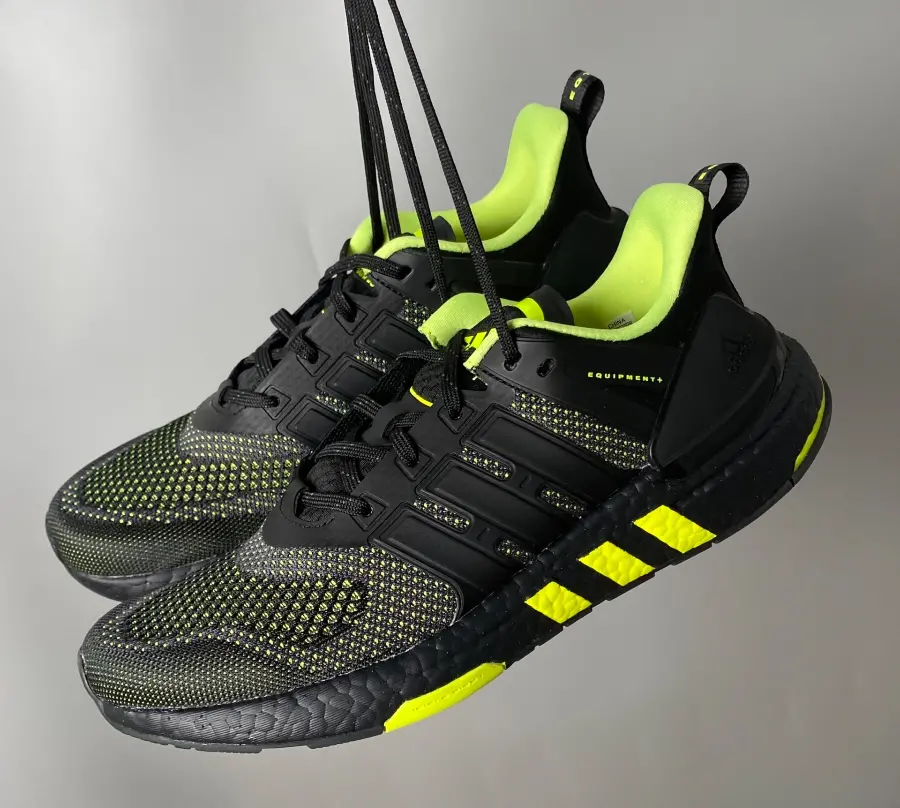 Giay Adidas Equipment Plus ‘Black White Green’ H02756