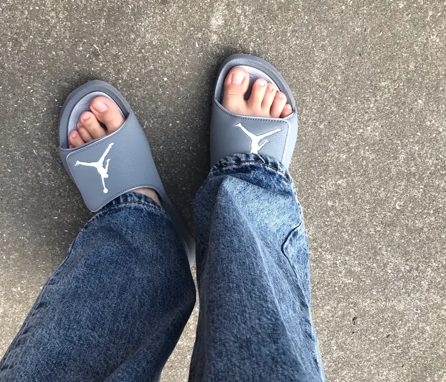 Dep Nike Jordan Hydro 6 'Cool White Wolf Grey' 881473-004