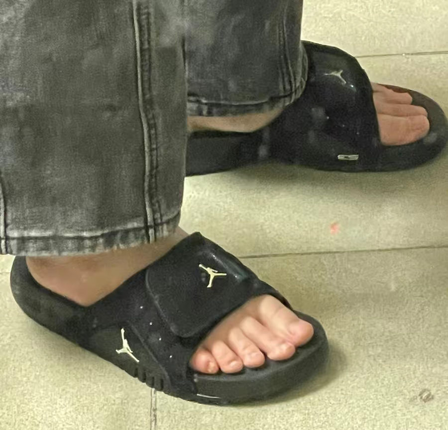 Dep Nike Air Jordan Hydro 12 Slide 'Black Gold' 820267-012