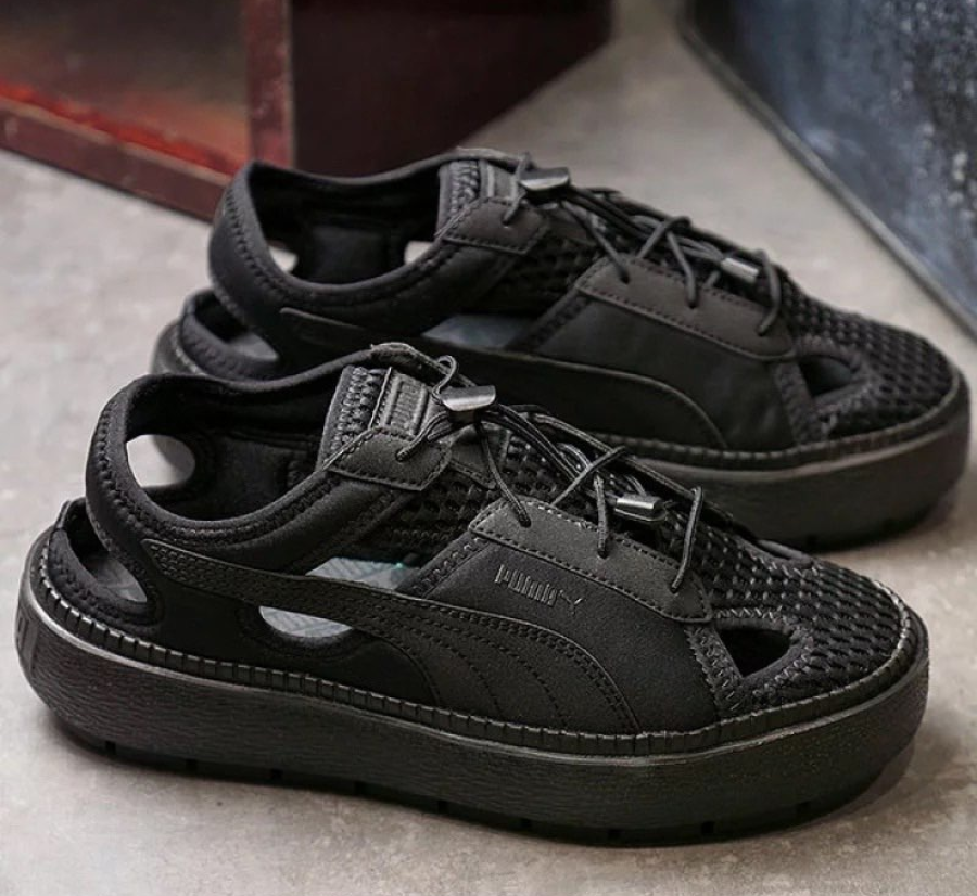 Dep Puma Basket Platform Trace Light 'Black' 382872-01