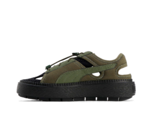 Dep Puma Platform Trace Light Mule 'Green Moss' 382872-09