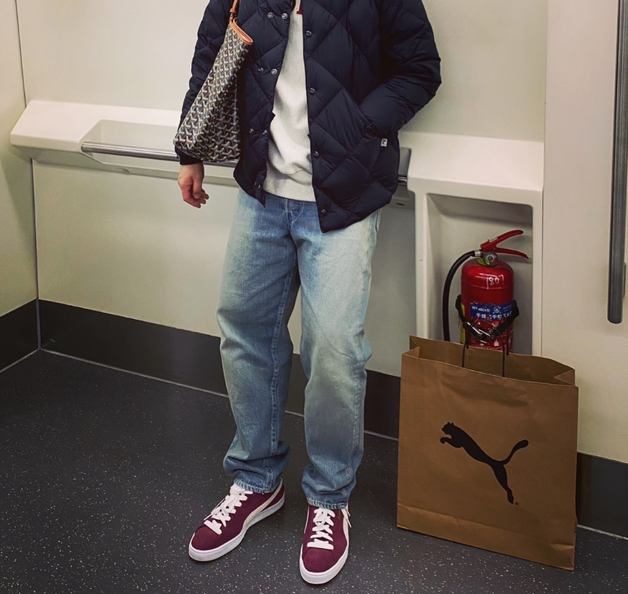 Giay Puma Jjjjound X Suede 'Burgundy' 388659-04