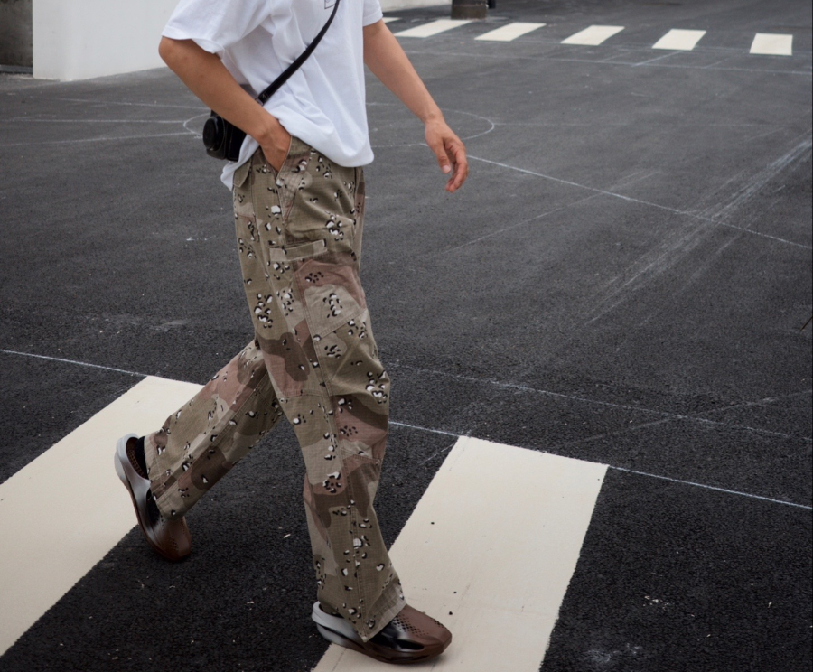 Giay Nike MMW x 005 Slide 'Dark Khaki' DH1258-200