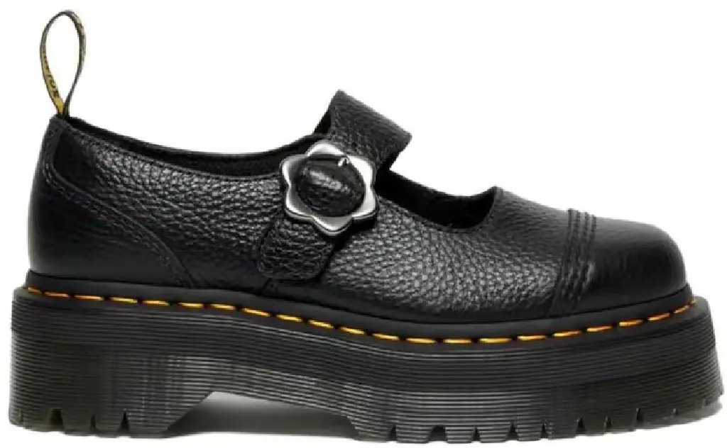 Giay Dr. Martens Addina Flower Buckle 'Black' 27644001