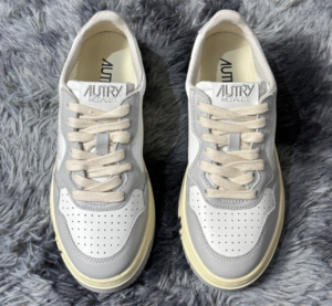 Giay Autry Medalist Low Leather 'Gray White' AULM-WB10
