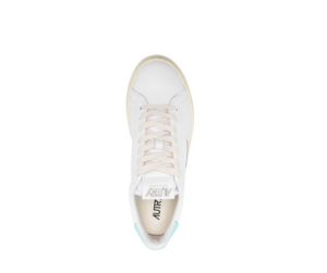 Giay Autry Dallas Low Leather 'White Turquoise' ADLW-NW11