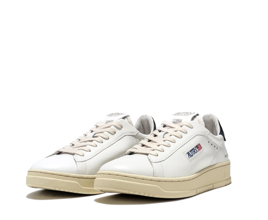 Giay Autry Dallas Low Leather 'White Blue' ADLW-NW05