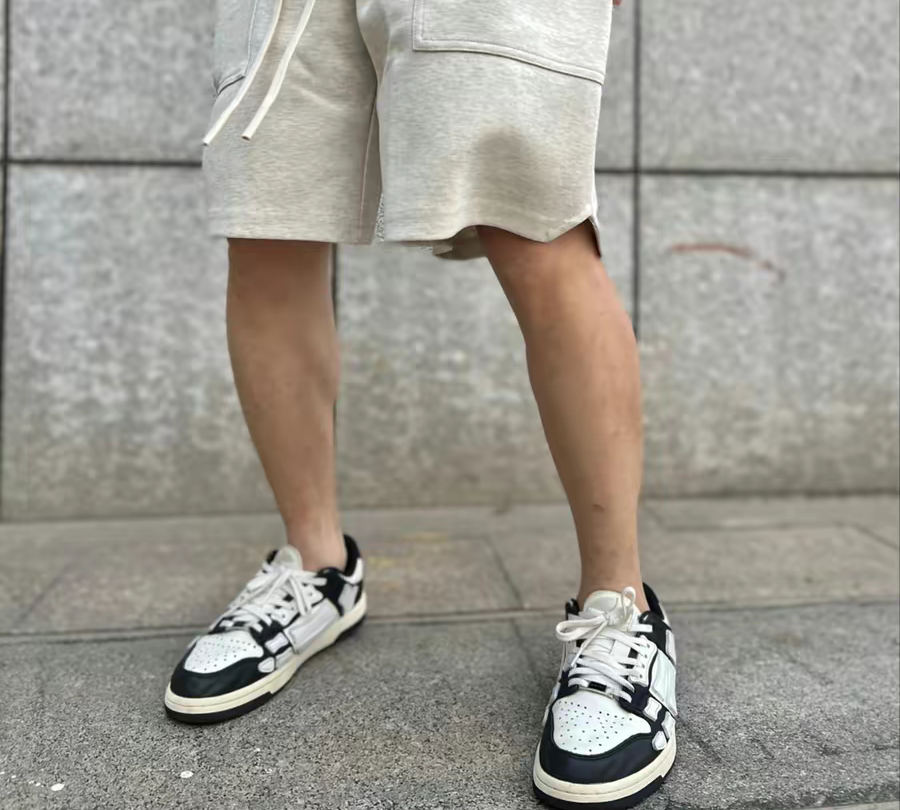 Giay Amiri Skel Top Low 'White Black' PXMFS002-004