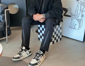 Giay Amiri Skel Top Low 'White Black' PXMFS002-004