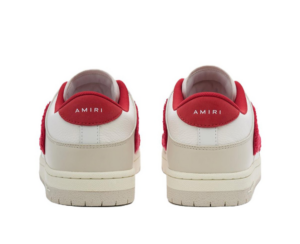 Giay Amiri Skel Top Low 'White Red Chenille' PF23MFS008-610
