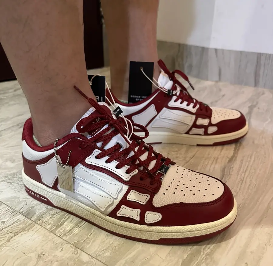 Giay Amiri Skel Low Top 'Red' MFS0030-610