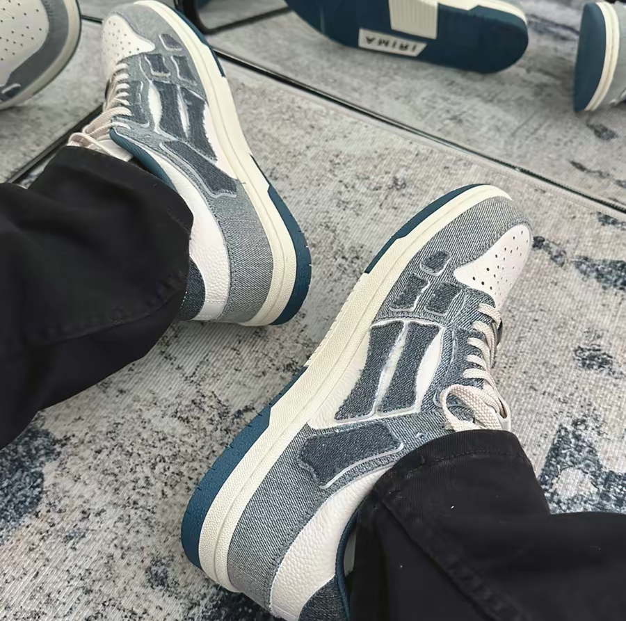 Giay Amiri Skel Low Top 'Blue' MFS007-533