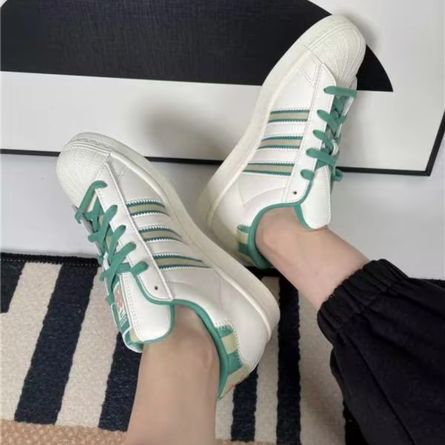 Giay Adidas Super Star 'Green Beige' IE2931