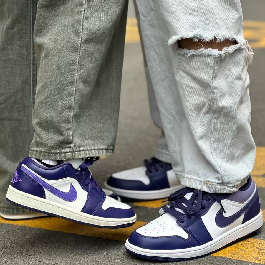 Giay Nike Air Jordan 1 Low 'Sky J Purple' 553558-515