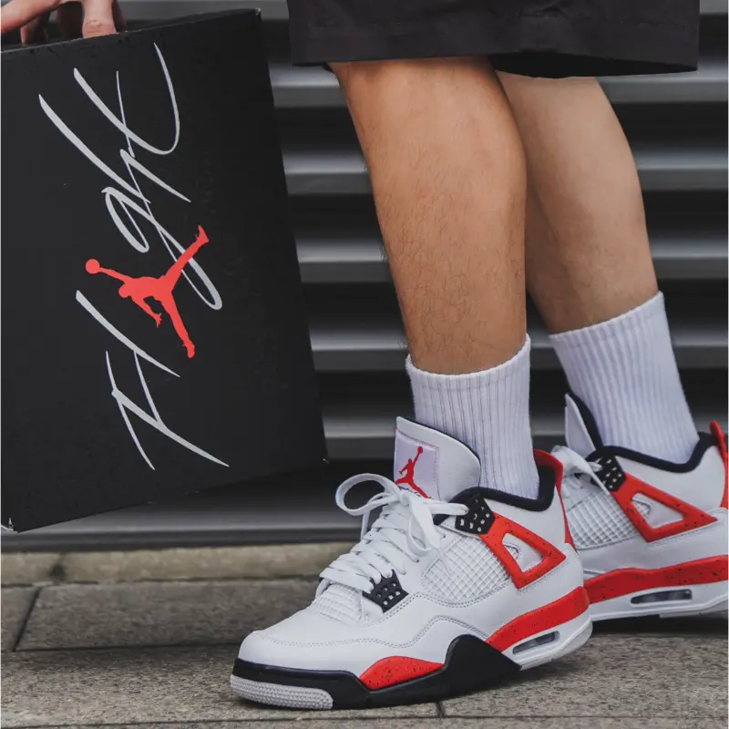 Giay Nike Air Jordan 4 Retro 'Red Cement' DH6927-161