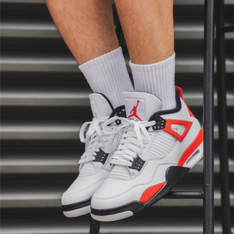 Giay Nike Air Jordan 4 Retro 'Red Cement' DH6927-161
