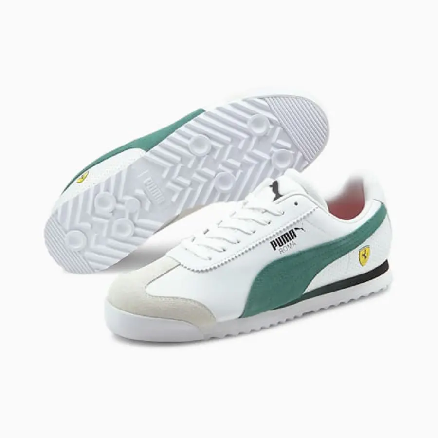 Giay Puma Scuderia Ferrari x Roma 'White Green' 306766-03