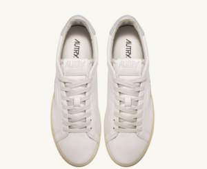 Giay Autry Dallas Low Nubuck Goatskin 'White' ADLW-NG01