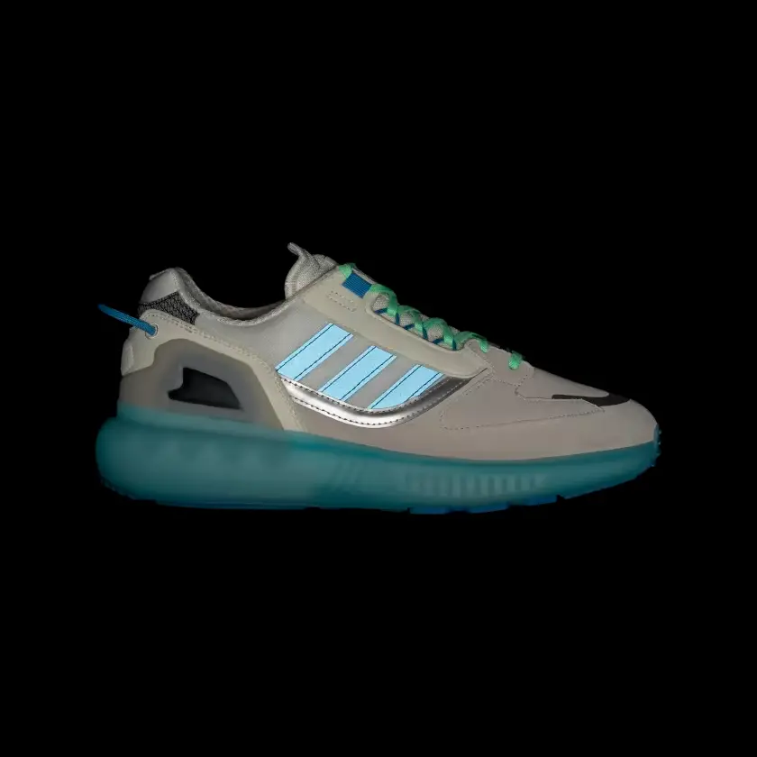 Giay Adidas ZX 5K Boost 'Off White Pulse Blue' GY4160