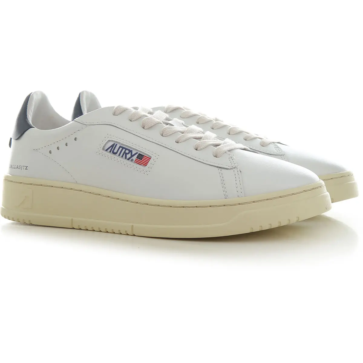 Giay Autry Dallas Low 'White Blue' ADLM-NW05