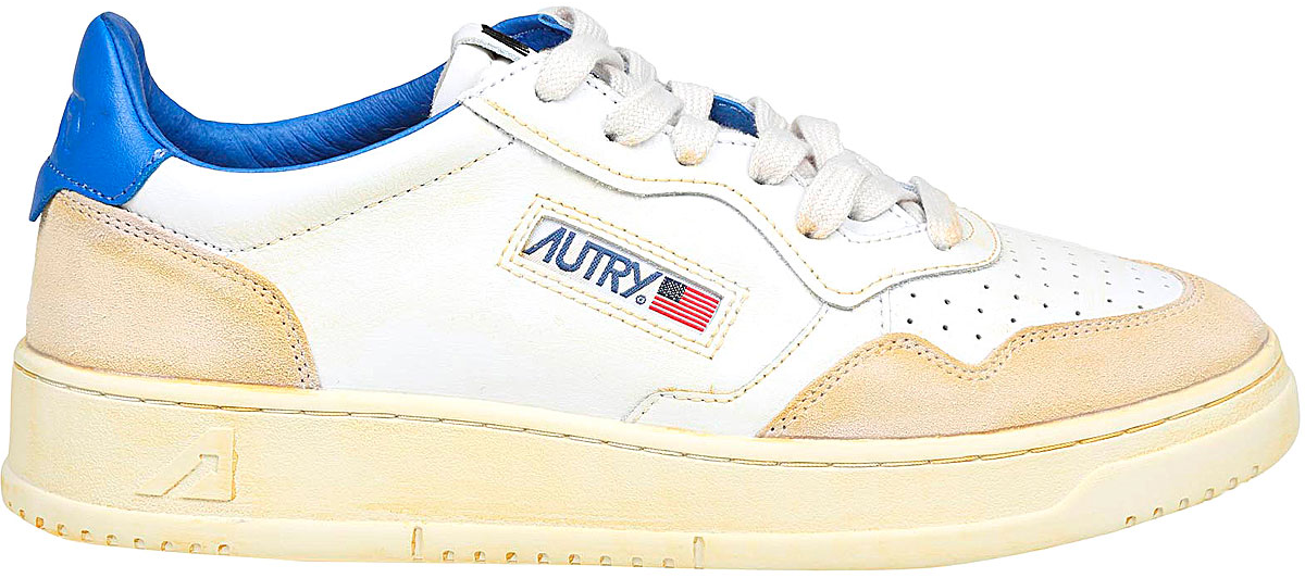 Giay Autry Super Vintage Medalist Low 'Blue White' AVLM-YL03