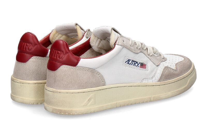 Giay Autry Medalist Low 'White Bordeaux' AULM-NC09