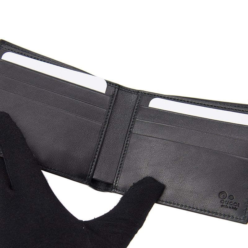 Vi Gucci Wallets Short Fold Wallet 'Black' 260987-BMJ1N-1000