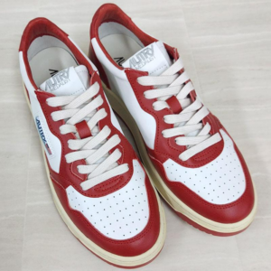 Giay Autry Medalist Low Leather 'Red White' AULM-WB02