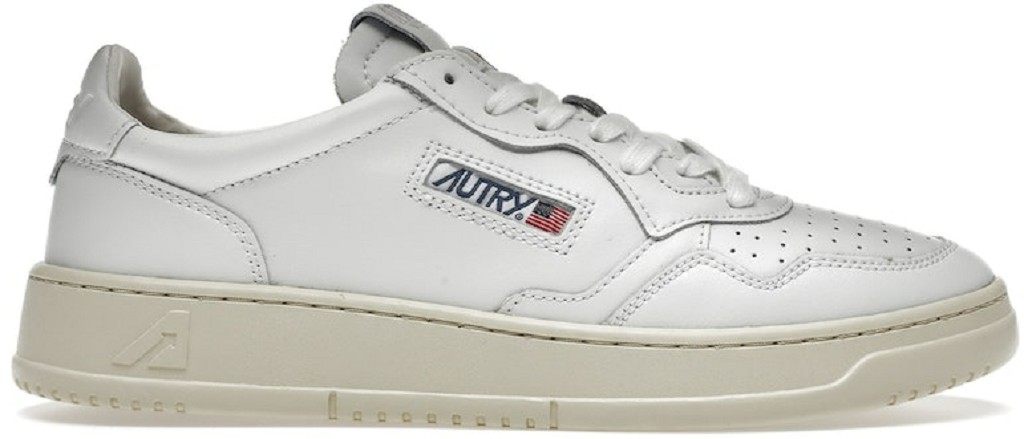 Giay Autry Medalist Low Leather 'White' AULM-LL15