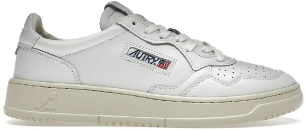 Giay Autry Medalist Low Leather 'White' AULM-LL15