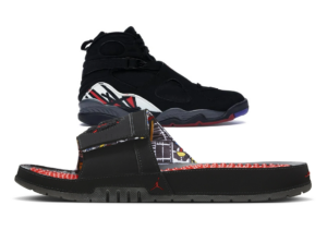 Dep Nike Air Jordan Hydro VIII 'Black Red' FD7674-001