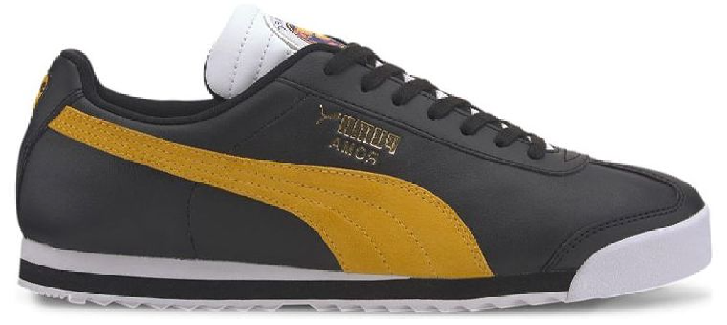 Giay Puma Roma Classic Running 'Black Yellow' 371615-01