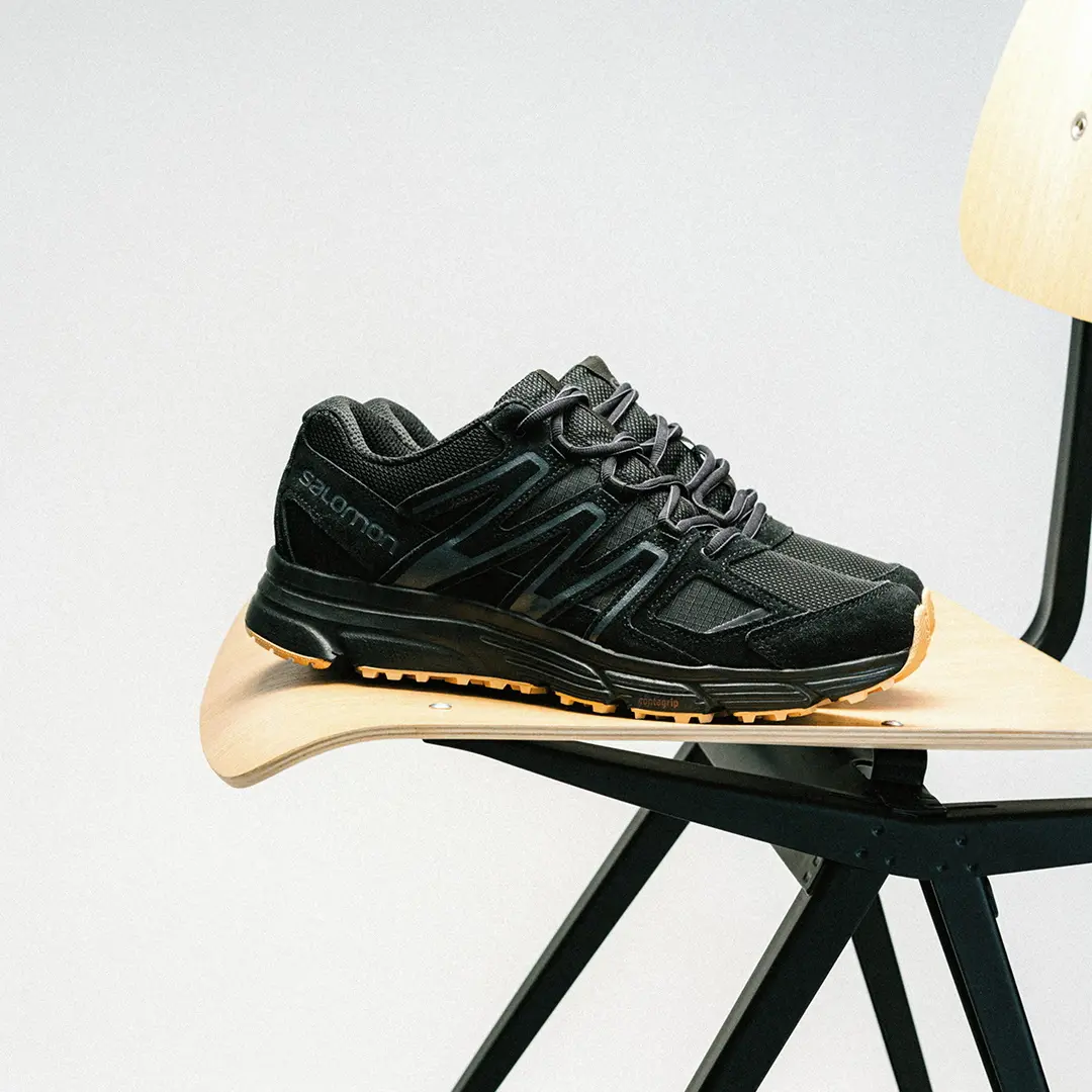 Giay Salomon X-Mission 4 Suede 'Black Ebony' L41607100