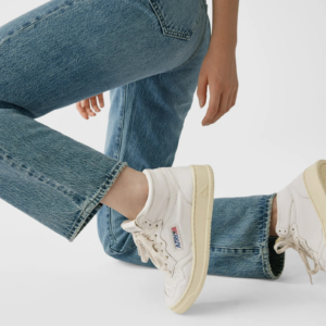 Giay Autry Medalist Mid Goatskin 'White' AUMW-GG04