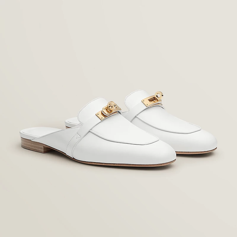 Giay Hermes Oz Mule 'Blanc' H221256Zv90350