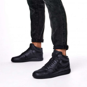 Giay Nike Court Vision Mid Next Nature 'Triple Black' DN3577-003