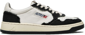 Giay Autry Medalist Low Goatskin 'White Black' AULM-CB02