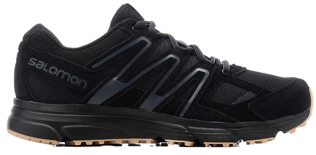 Giay Salomon X-Mission 4 Suede 'Black Ebony' L41607100